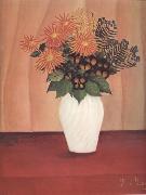 Henri Rousseau Bouquet of Flowers France oil painting artist